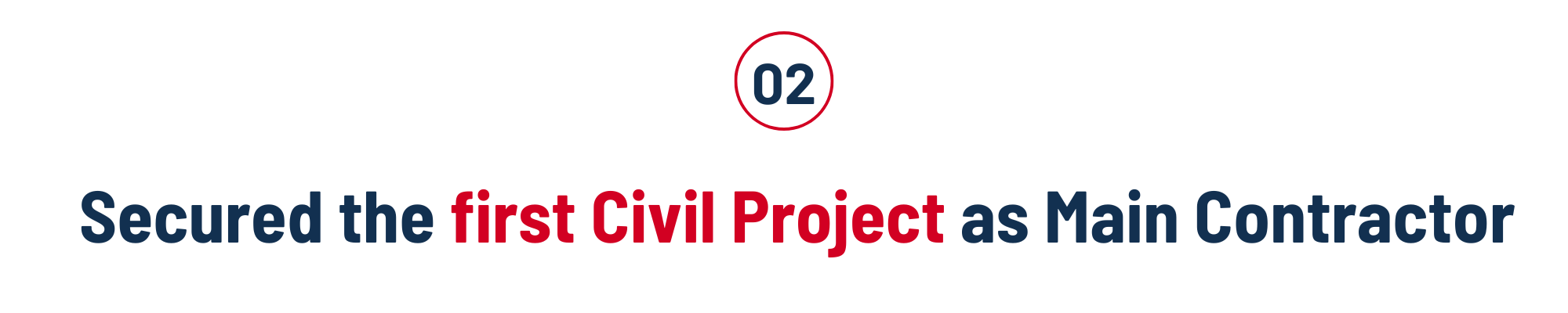 Vilai Viet secured the first Civil Project as Main Contractor in 2016